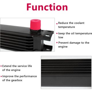 Универсален маслен радиатор 7 реда -10 AN