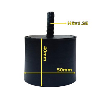 Универсален антивибрационен тампон M8 ф50 40мм 1 брой