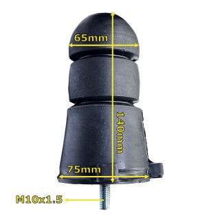 Универсален буферен тампон M10 ф75 140мм 1 брой