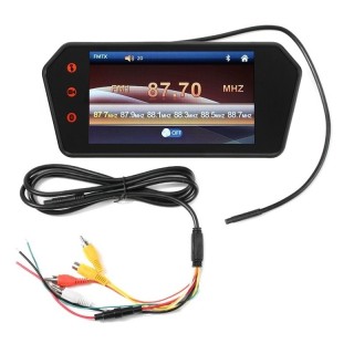 Огледало за обратно виждане с вграден монитор и камера за заден ход