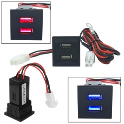 USB зарядно за два телефона за вграждане в таблото на VW Transporter T5