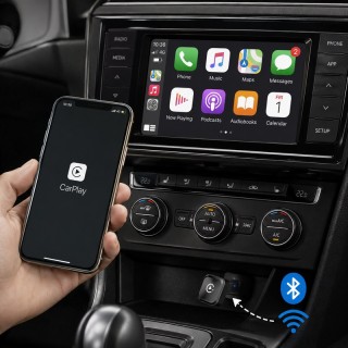 Безжичен адаптер за кола Apple CarPlay Android Auto