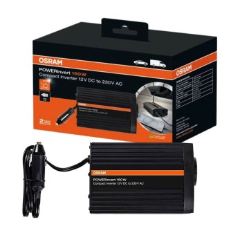 Инвертор на напрежение от 12V на 220V 150W OSRAM