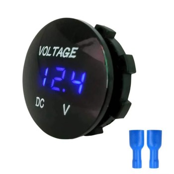 Дигитален волтметър за кола с цифри за вграждане