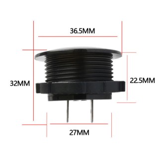 Дигитален волтметър за кола с цифри за вграждане