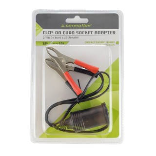 Разклонител за запалка с щипки за акумулатор