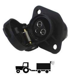 Универсална женска букса с 3 пина - 25А