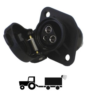 Универсална женска букса с 3 пина - 25А