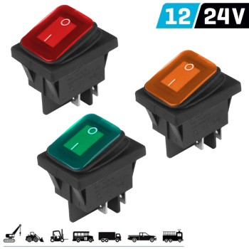 Водоустойчив ключ 2 позиции 12V 24V