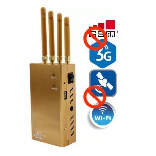 Портативен заглушител за GSM, Wireless връзки и 3G мрежи GPS