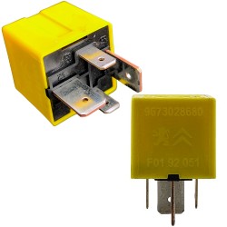 Реле с 4 пина 12V 50A PEUGEOT, CITROEN