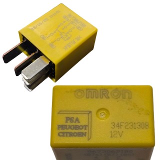 Реле с 5 пина 12V 25/10A CITROEN / PEUGEOT / OPEL