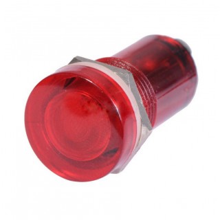Индикаторна лампа LED, 12V, червена