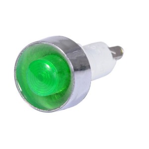 Индикаторна лампа LED, 12V, зелена