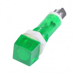 Индикаторна лампа LED, 12V, зелена