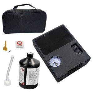 Компресор за гуми с лепило