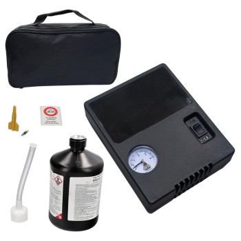 Компресор за гуми с лепило