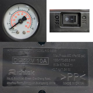 Компресор за гуми Richtek