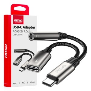 Адаптер за слушалки Type-C към AUX и Type-C