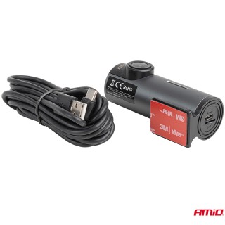 Видеорегистратор камера за кола Wi-Fi Full HD 1080p AMIO