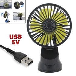 Вентилатор за автомобили, бусове, каравани и др. USB 5V