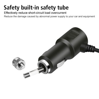Разклонител за запалка на кола 12 / 24V с 3 гнезда и 2 USB порта