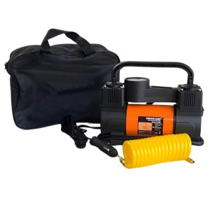 Двубутален компресор за гуми 10 bar 12V 55л/мин