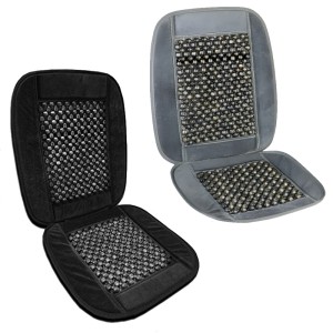 Седалка масажна дървени топчета и плюш