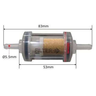 Универсален бензинов филтър