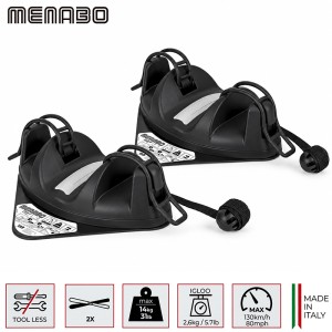 Магнитен багажник за ски Menabo Igloo