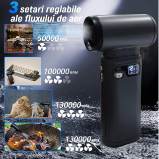 Мини електрическа духалка и помпа 2 в 1