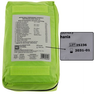 Аптечка за кола DIN 13164 / 2022г