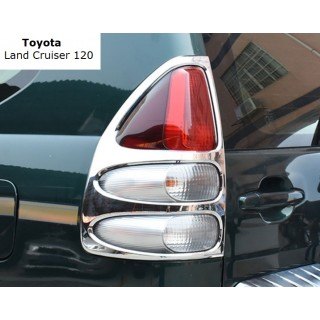 Хромирани рамки за стопове за Toyota Land Cruiser 120