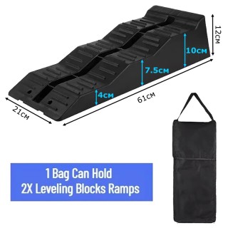 Автомобилни рампи 2.5 тона пластмасови 2 броя