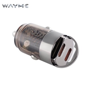 Бързо зарядно за кола USB 2 Х Type-C PD 45W 12 / 24V