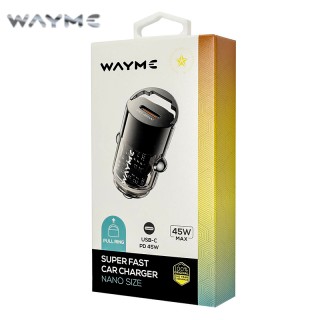 Бързо зарядно за кола USB Type-C PD 45W 12 / 24V