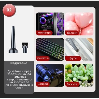 Преносима акумулаторна прахосмукачка ST-6631