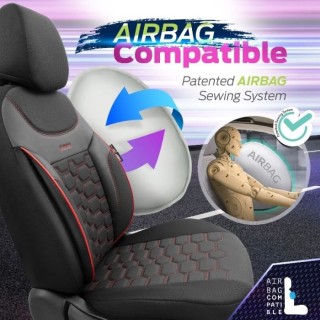 Тапицерия за кола 11 части Otom Carbon