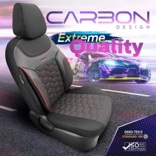 Тапицерия за кола 11 части Otom Carbon