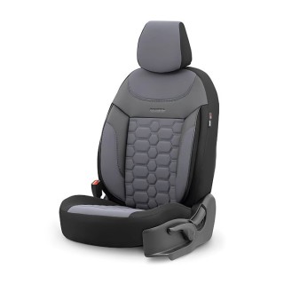 Тапицерия за кола 11 части Otom Carbon сиво/черно