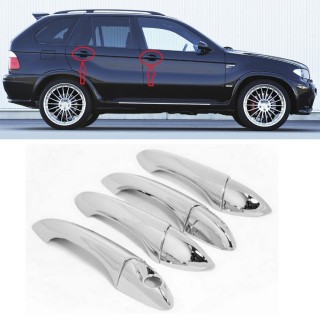 Хромирани капачки за дръжки на BMW X5 E53