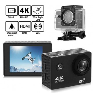 Екшън камера Ultra HD 4K с аксесоари