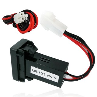 USB зарядно за два телефона за вграждане в таблото на VW Transporter T4