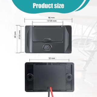 Панел за вграждане 2 в 1 USB+USB Type-C