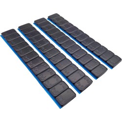 Черни лепящи тежести за баланс на гуми