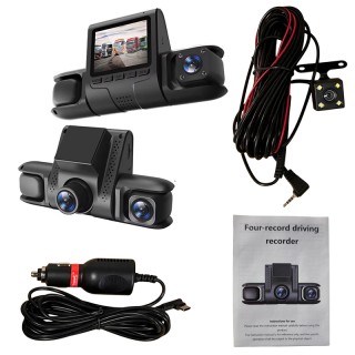 Видеорегистратор с 3 камери + камера за паркиране