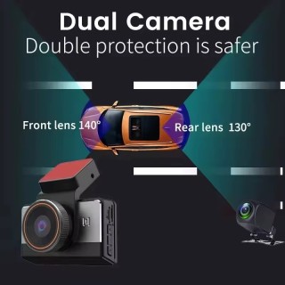 Видеорегистратор камера за кола с дистанционен контрол 4G 2K Dash Cam