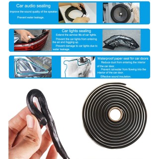 Битумно лепило за уплътнение бутилова лента за фарове 8мм Х 5м