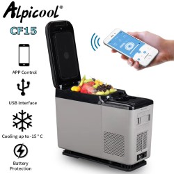 Хладилна кутия с компресор 15л, 12V, 24V, Alpicool CF15