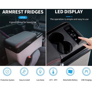 Хладилна кутия с компресор 15л, 12V, 24V, Alpicool CF15